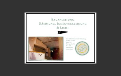 Den Campingbus isolieren, eine individuelle Innenverkleidung anbringen & Licht installieren.