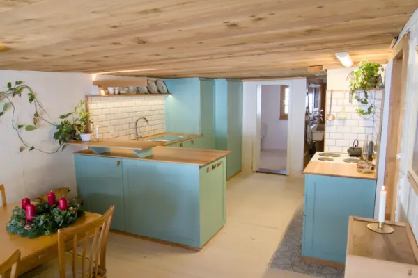 Massivholzküche mit schweizer Holz